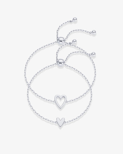 Matching Hearts Bracelet