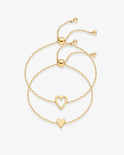 Matching Hearts Bracelet